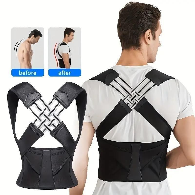 BodyLabs Adjustable Back Posture Corrector Relieve Pain Belt Unisex